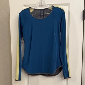Stylish Gray and Yellow Women's Top